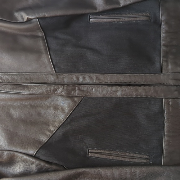 Odyn Vovk Men's Leather Biker Moto Jacket USA M - Picture 7 of 14